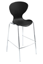 Rochester Stool with Chrome 4 Leg Frame (Pack of Two)