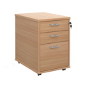 Tall Mobile Three Drawer Pedestal
