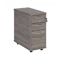 Tall Slimline Mobile Three Drawer Pedestal