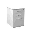 Desk High 3 Drawer Pedestal