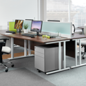 Under Desk Steel Pedestal
