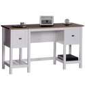 Shaker Style Desk Soft White
