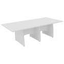 Platinum Range Conference Tables 25mm Top - Shaped Modesty Panel and Panel End Legs