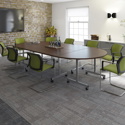 Semi Circular Fliptop Meeting Table
