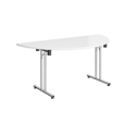 Semi Circular Folding Leg Table