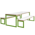 Axiom Bench Tables & Seating Set