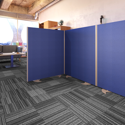 Floor Standing Fabric Screen