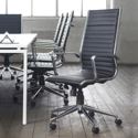 Bari Leather Faced Executive Chair