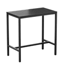 EKO 4 Leg Bar Height Table - Black