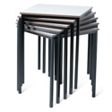 Rectangular Student Spiral Stacking Table