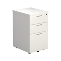 3 Drawer Tall Under Desk Mobile Pedestal