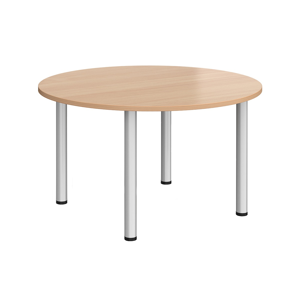 Circular Radial Leg Meeting Table