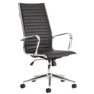 Bari Leather Faced Executive Chair