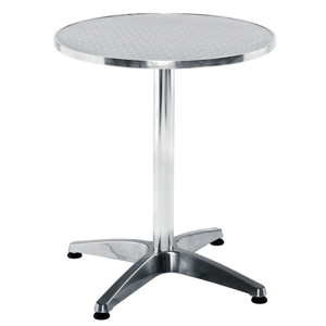 Plaza Round Table - Aluminium