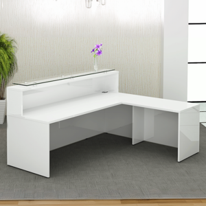 Gloss White Reception Counter