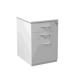Desk High 3 Drawer Pedestal