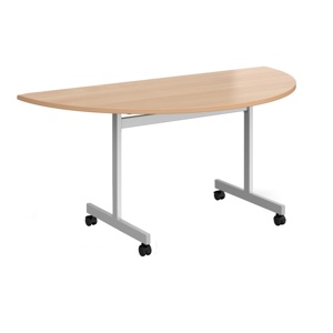Semi Circular Fliptop Meeting Table