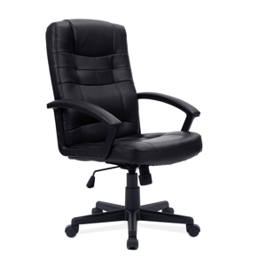 High Back Leather Effect Executive Armchair