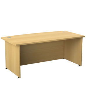 Regent - Bow Fronted Exec Desk 2000mm