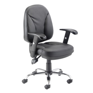 Puma Leather Chair - Black