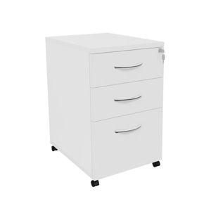Platinum Range - 3 Drawer Tall Under Desk Mobile Pedestal