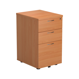 3 Drawer Tall Under Desk Mobile Pedestal