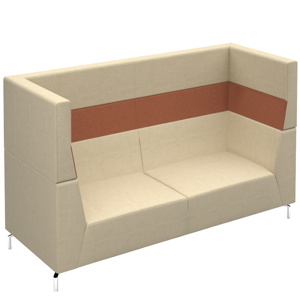 Alban - Soft Seating Range with Chrome Legs