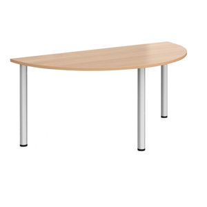 Semi Circular Radial Leg Meeting Table