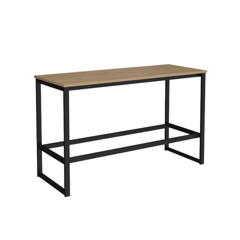 Otto Poseur Benching Solution Dining Table 1800 - Black - Kendal Oak