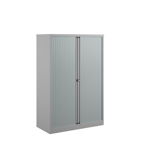 Bisley Tambour Cupboards 1570-1585mm - Grey