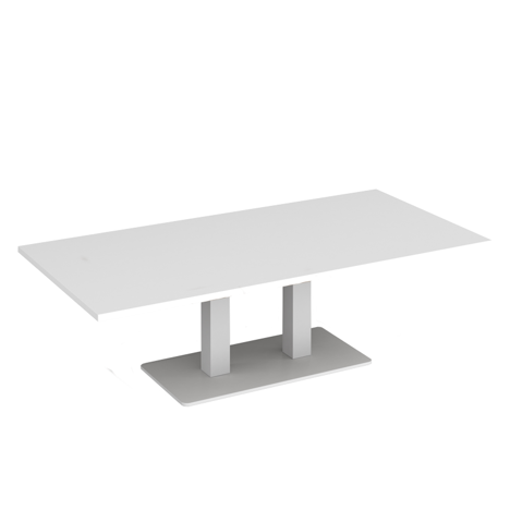 Eros Rectangular Coffee Table - 1600 - White - White