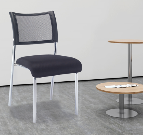 Jupiter Chair with Chrome Frame