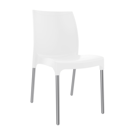 Vibe Polypropylene Chair - White