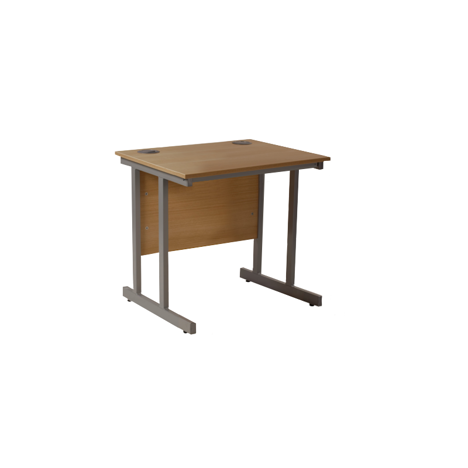 VDU Cantilever Workstation - 800mm - 600mm Deep - Beech