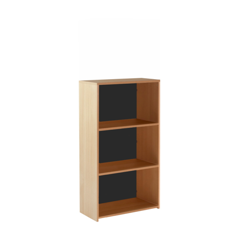 Bookcase (3mm Black MDF Back Panel) - 1200mm - Beech