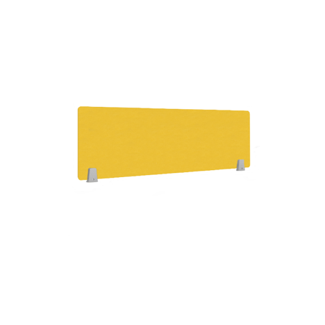 EcoEdge Desk Screen & Modesty Panels - 800 - Yellow