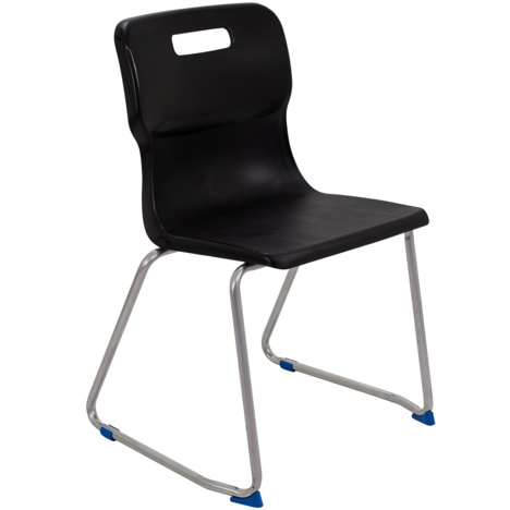 Titan Skid Base Chair - Size 6 - Black