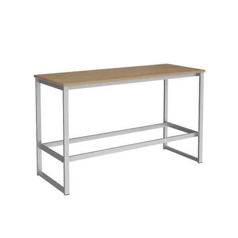 Otto Poseur Benching Solution Dining Table 1800 - Silver - Kendal Oak