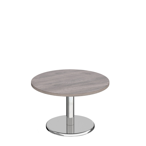 Pisa Circular Coffee Table - Grey Oak