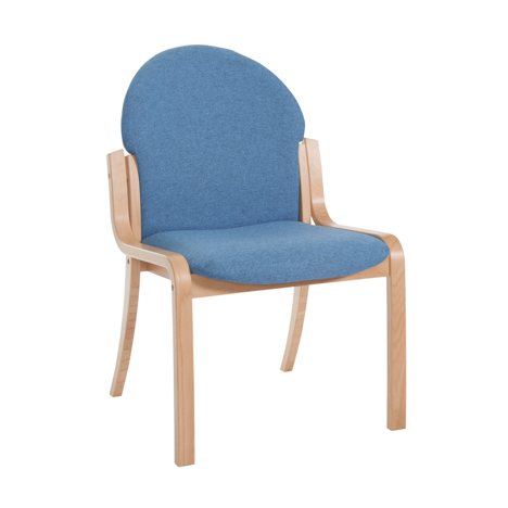 Tamar Wooden Frame Conference Chair - No Arms