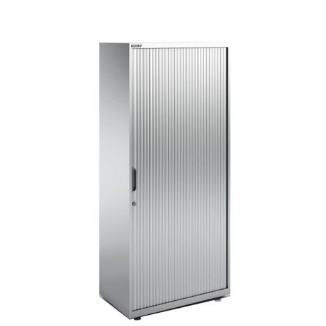 SystemFile - Single Door Tambour Unit - 1795 - Silver