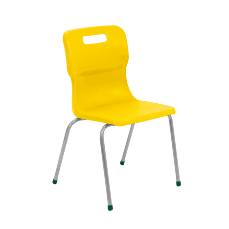 Titan 4 Leg Chair - Size 4 - Yellow
