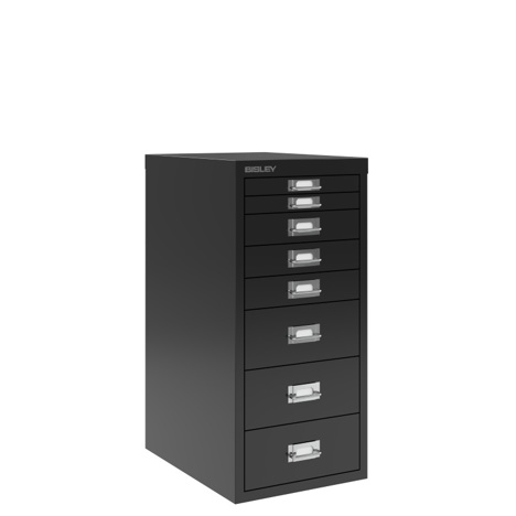 Multi Drawers Storage Cabinets - 8 Drawer - Black