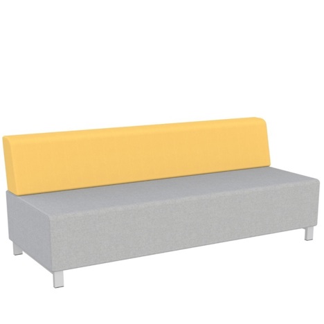 Piano - Three Seat Sofa with No Arms