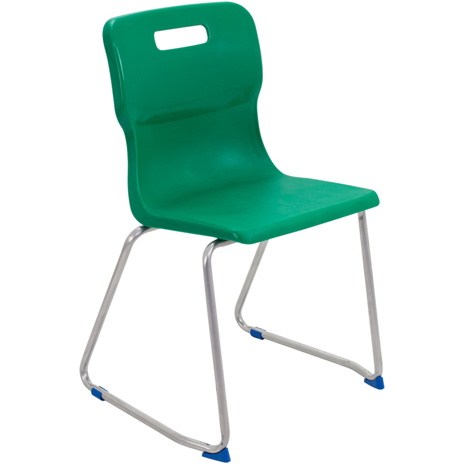 Titan Skid Base Chair - Size 6 - Green