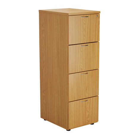2, 3, 4 Drawer Filing Cabinet - 4 Drawer - Nova Oak