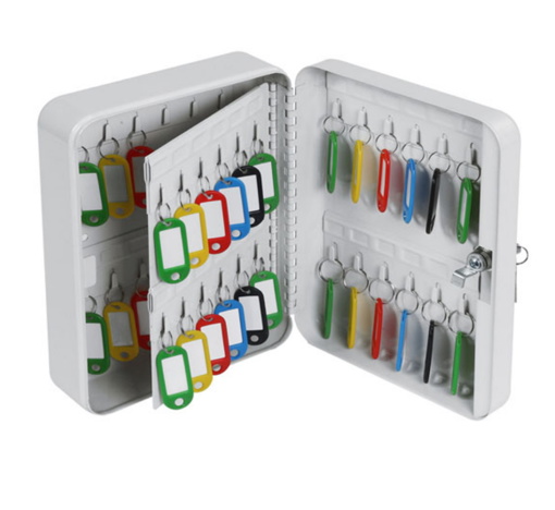 Key Cabinet - Wall Mounted with Key Lock - 48 Keys Storage