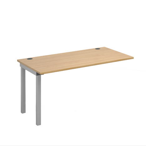 Connex add on Units (Single) - 1400 - Silver Frame - Oak