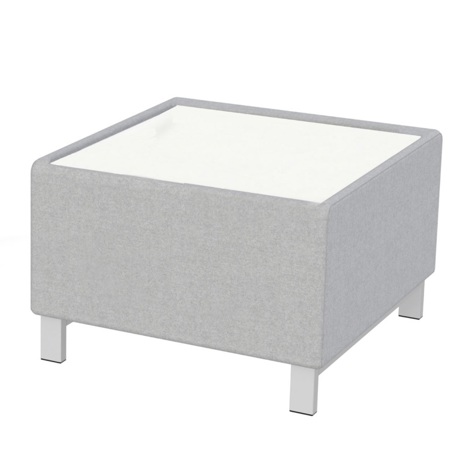 Piano - Coffee Table with White Laminated Top