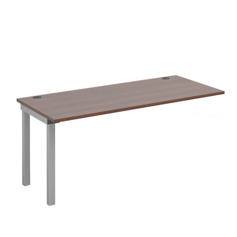 Connex add on Units (Single) - 1600 - Silver Frame - Walnut